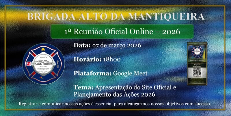 1ª REUNIÃO Brigada Alto da Mantiqueira 2026