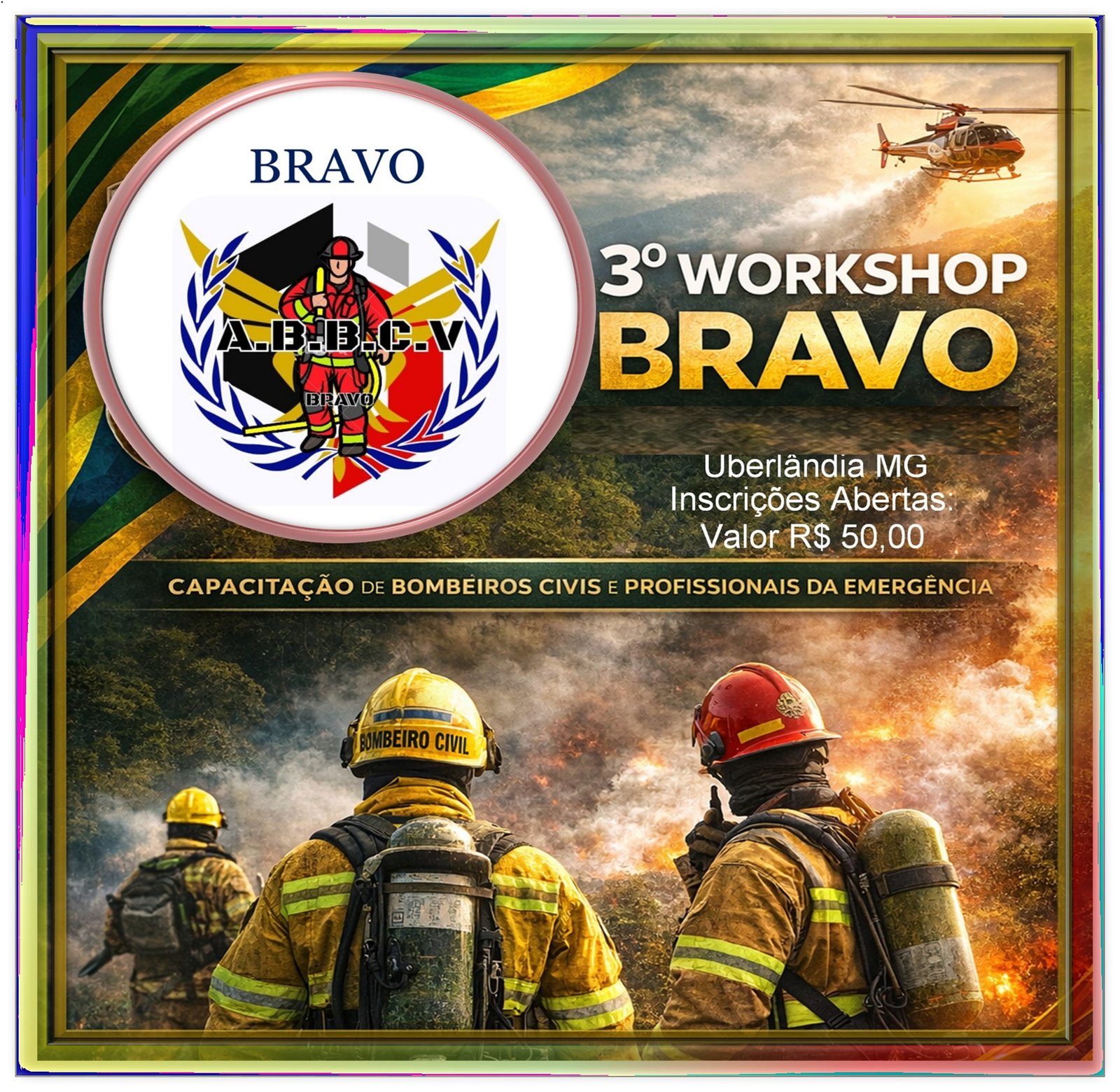 Brigadistas em treinamento