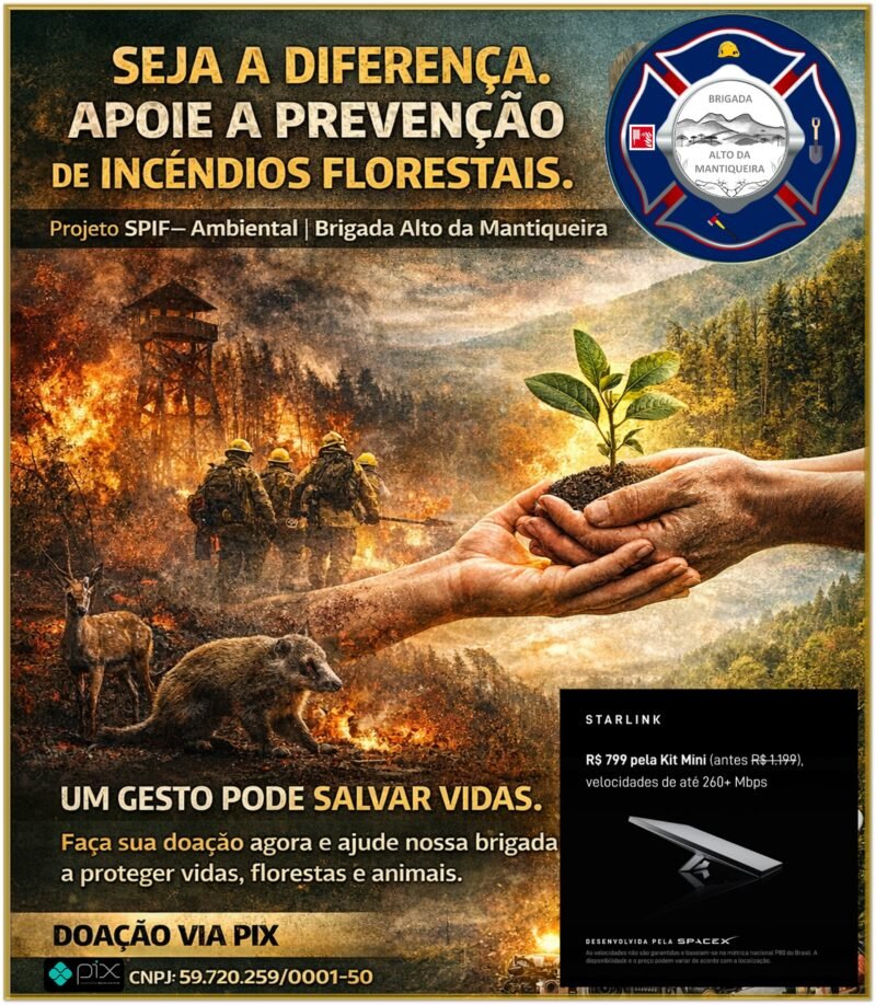 DOAÇÃO DE ANTENA STARLINK – CONECTANDO VIDAS E PROTEGENDO O MEIO AMBIENTE