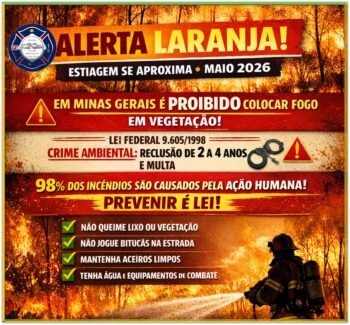 CAMPANHA DE PREVENÇÃO A INCÊNDIOS FLORESTAIS – ESTIAGEM 2026