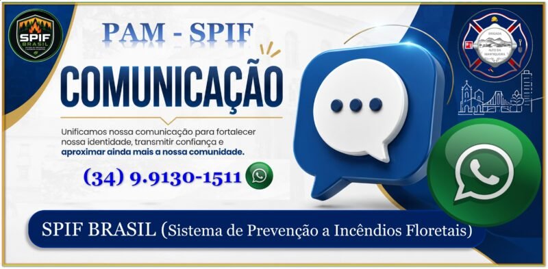 Forma de Comunicação de Incêndios Florestais  BRIGADA ALTO DA MANTIQUEIRA PAM – SPIF BRASIL